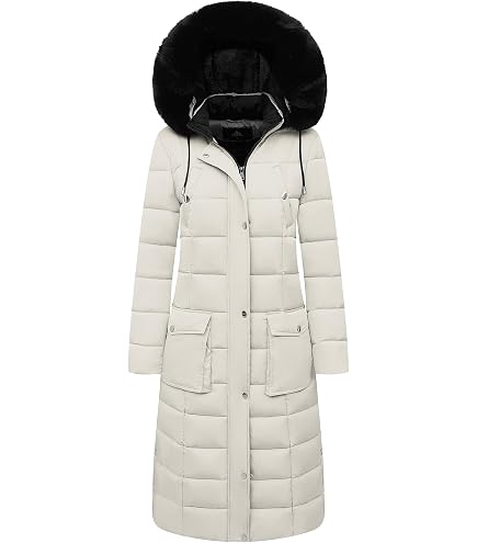 Amazon.com: Lands' End Womens Long Maxi Down Coat Black Regular